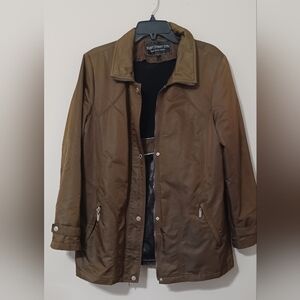 Fleet Street Ltd Women's Brown Jacket With Detachable Lining. NWOT. Size L